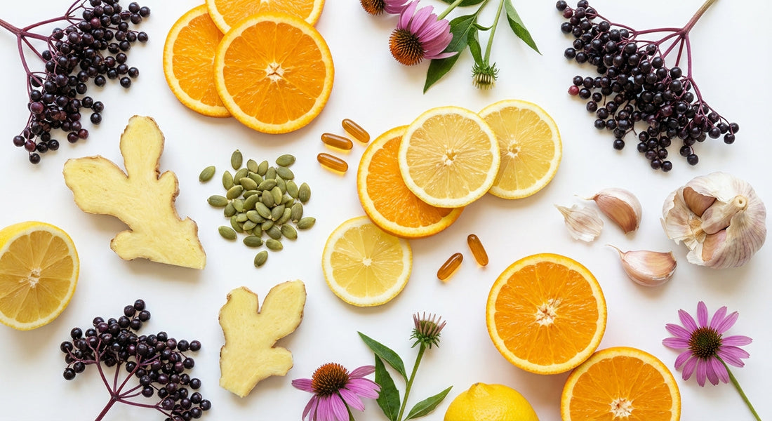 Selection of natural immune support supplements available at Onelife Health in South Africa