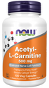 NOW® - Acetyl-L-Carnitine 500 mg - 100 Veg Capsules