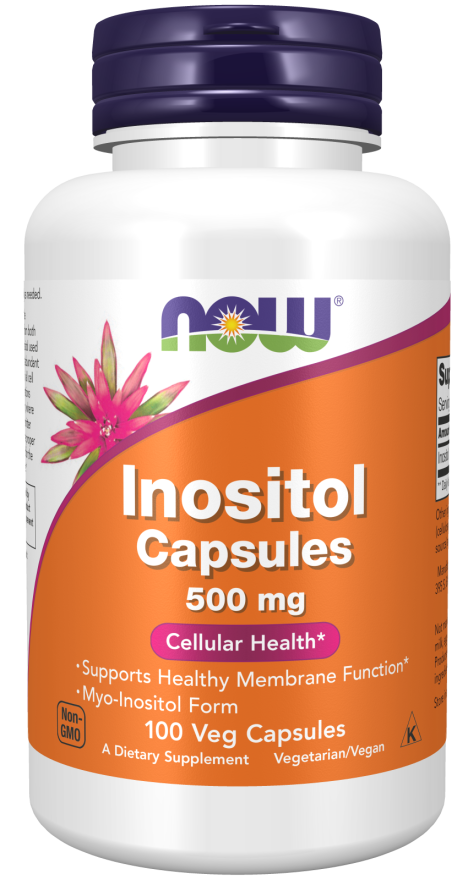 NOW® - Inositol 500 mg - 100 Veg Capsules | One Life Health