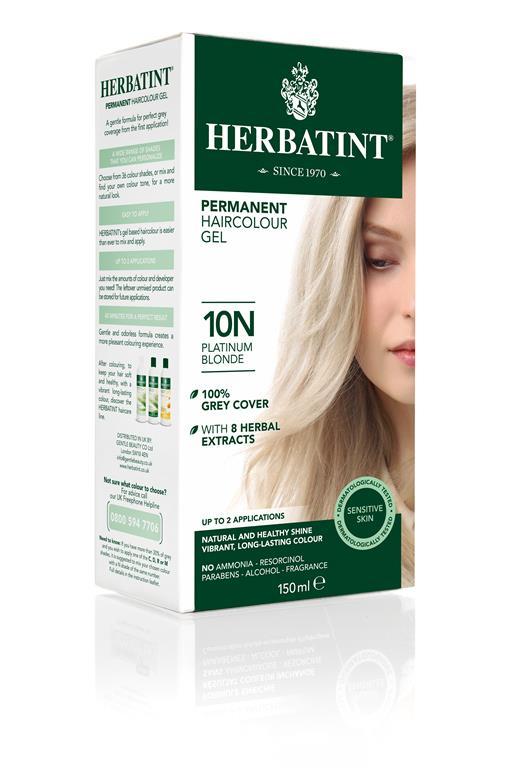 NATURE’S COLOURS - Herbatint Permanent Colour - 10N Platinum Blonde | One Life Health