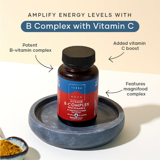 TERRANOVA - B Complex with Vitamin C - 50 Capsules | One Life Health