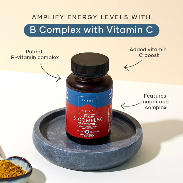 TERRANOVA - B Complex with Vitamin C - 50 Capsules | One Life Health