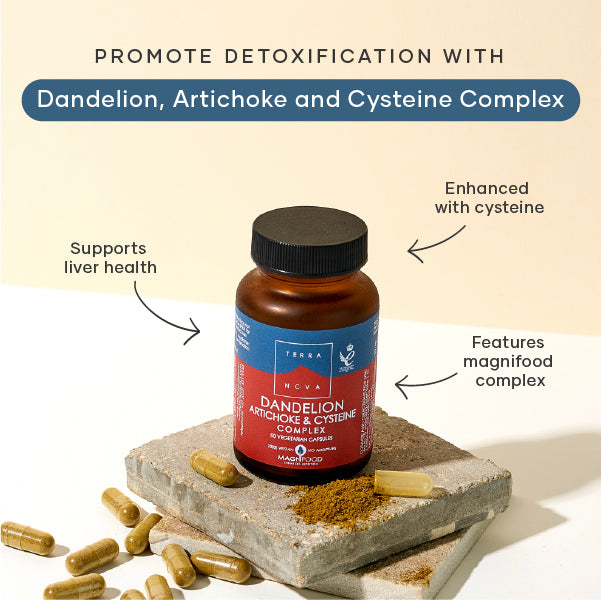 TERRANOVA - Dandelion, Artichoke and Cysteine Complex - 50 Capsules | One Life Health