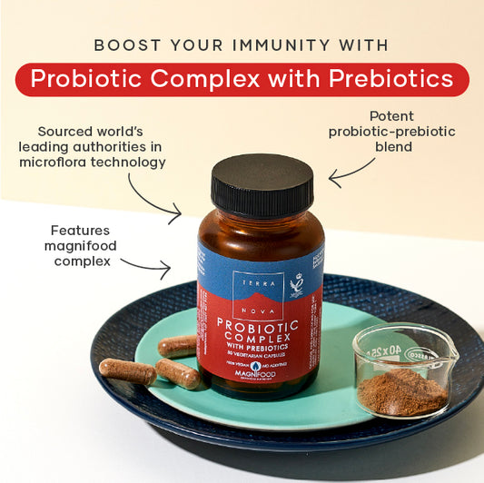 TERRANOVA - Probiotic Complex with Prebiotics - 50 Capsules | One Life Health