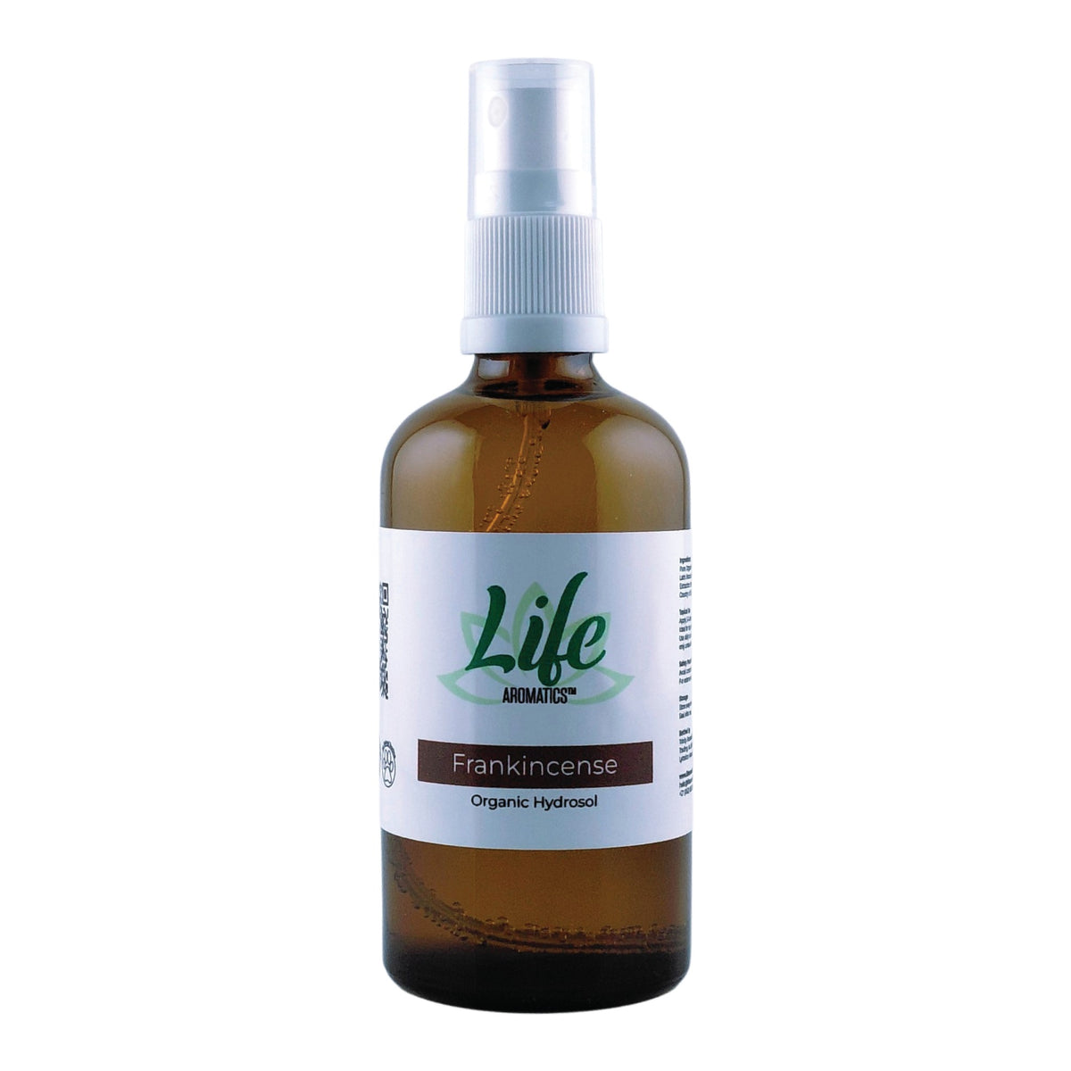 LIFE AROMATICS - Organic Frankincense Carterii Hydrosol - 100ml | One Life Health