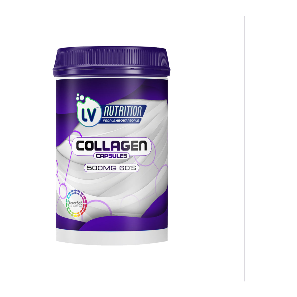 LV NUTRITION - Collagen Capsules 500mg - 60 Capsules | One Life Health