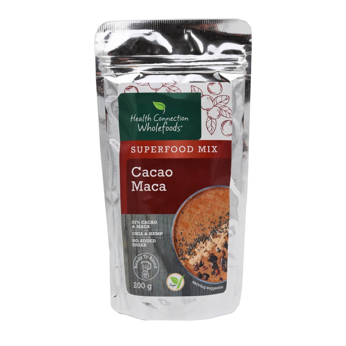 HEALTH CONNECTION WHOLEFOODS - Superfood Mix Cacao Maca - 200g | One Life Health