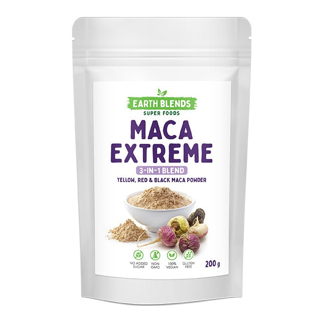 EARTH BLENDS - Maca Extreme 3-in-1 Blend - 200g | One Life Health