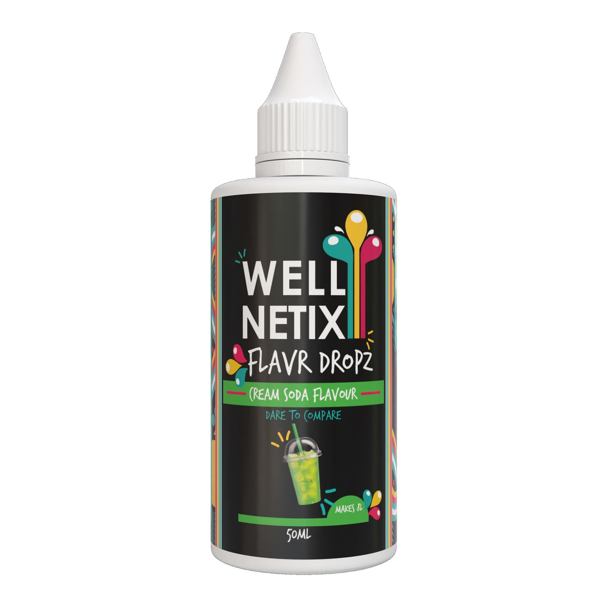 WELLNETIX - Flavr Dropz Cream Soda - 50ml | One Life Health