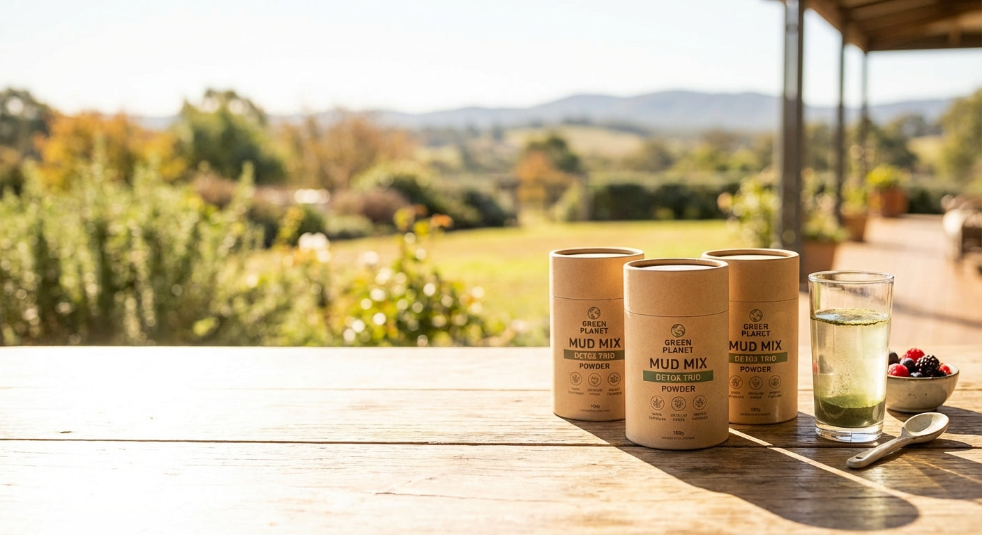 Green Planet Mud Mix Detox Trio Powder