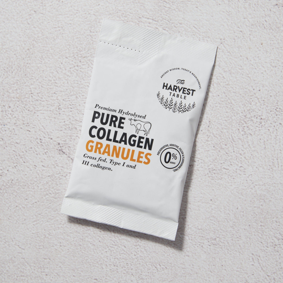 THE HARVEST TABLE - Pure Collagen Granules - 6g Sachet | One Life Health