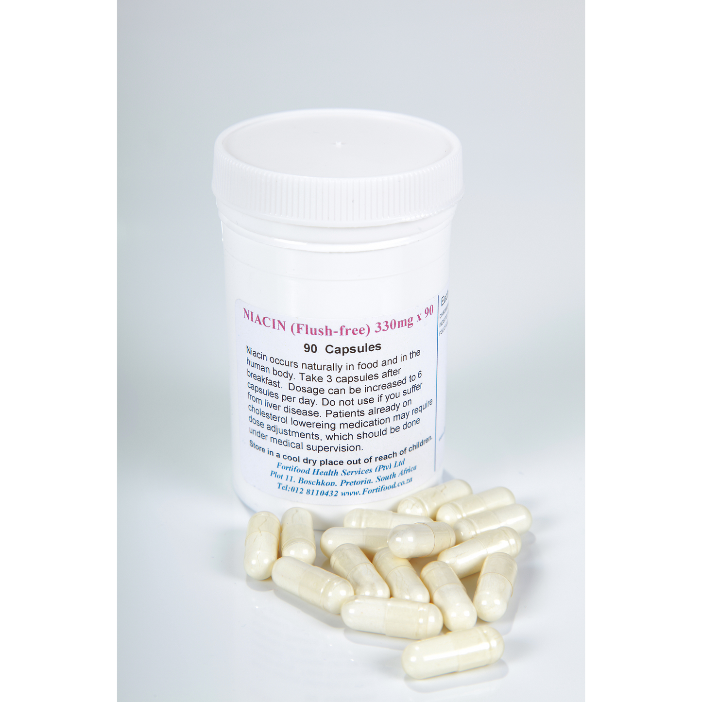 FORTIFOOD - Niacin Flush-Free - 90 Capsules | One Life Health