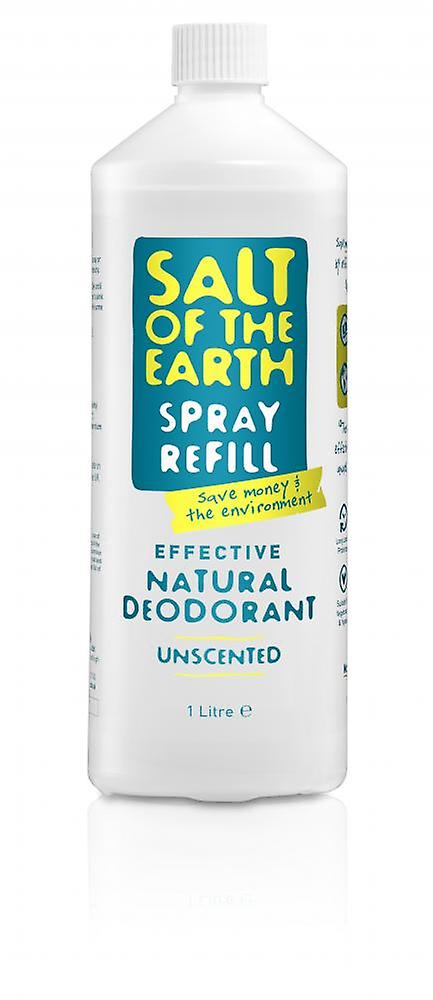SALT OF THE EARTH - Natural Deodorant Unscented Refill - 1L | One Life Health