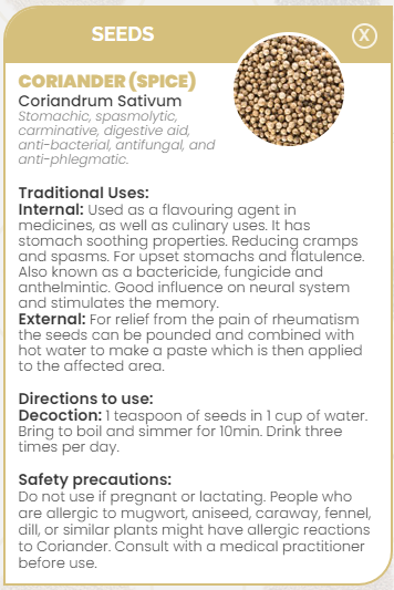PHARMA GERMANIA - Coriander - 100g | One Life Health