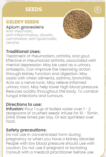 PHARMA GERMANIA - Celery Seed - 100g | One Life Health