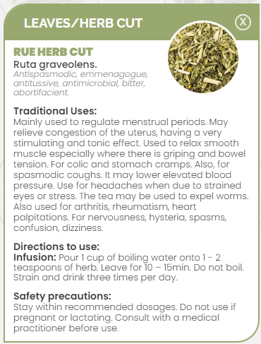 PHARMA GERMANIA - Rue Herb Cut - 100g | One Life Health