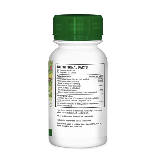NUTRIHERB - Cascara Complex 60 Tablets | One Life Health