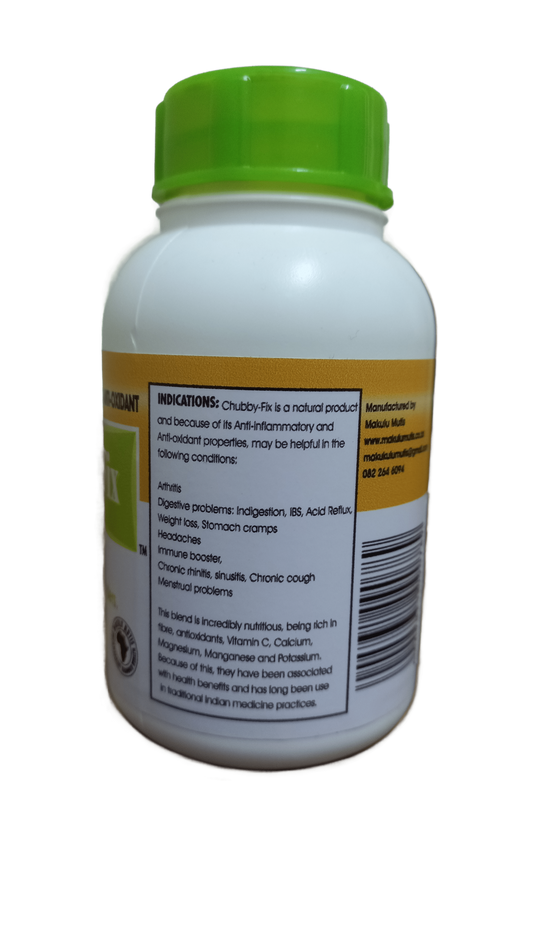 MAKULU MUTIS - Chubby Fix 500mg - 100 Capsules | One Life Health
