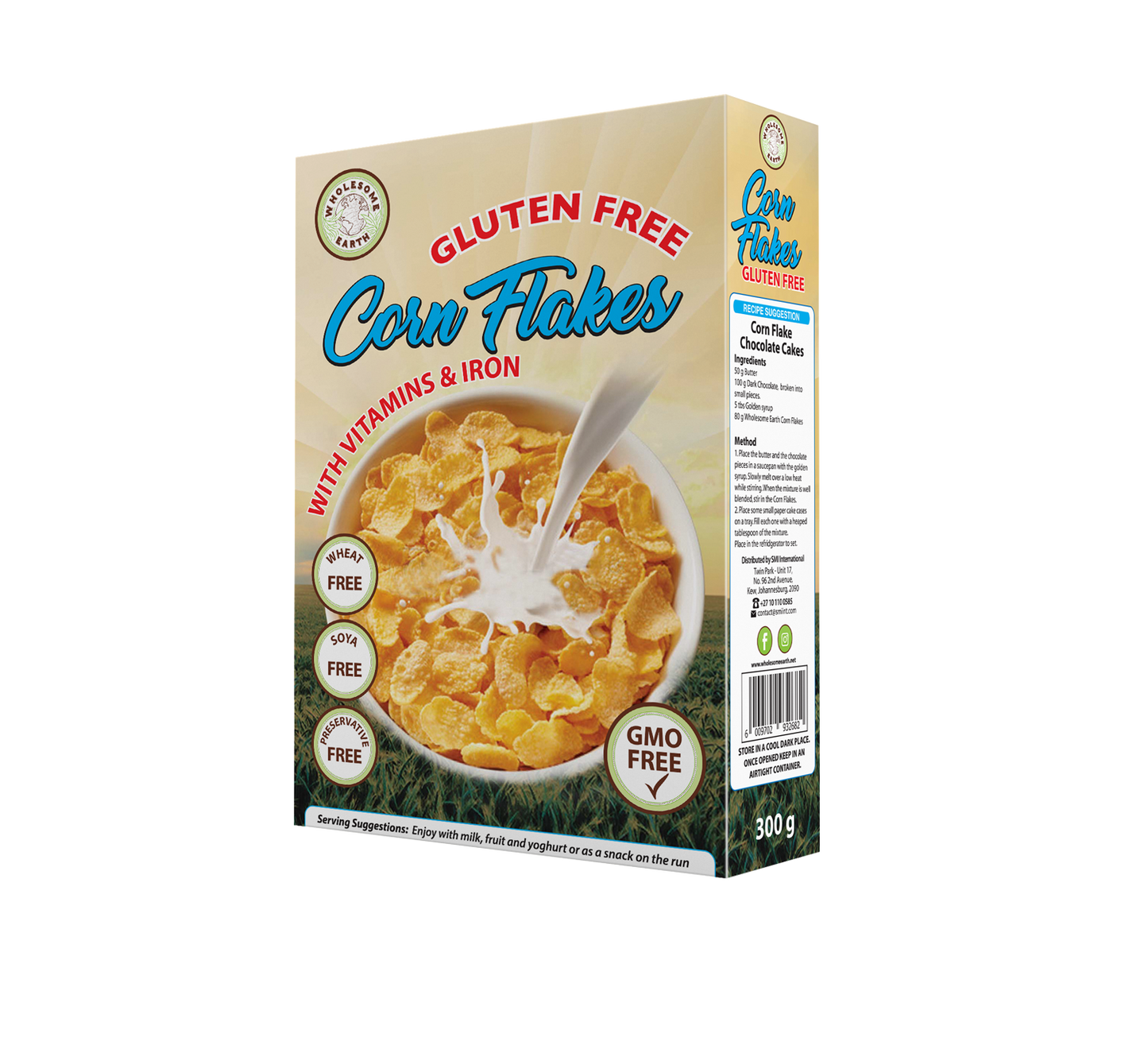 WHOLESOME EARTH - Cornflakes Gluten Free - 300g | One Life Health