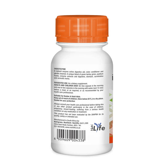 NUTRILIFE - Digestezyme High Potency - 60 Capsules | One Life Health