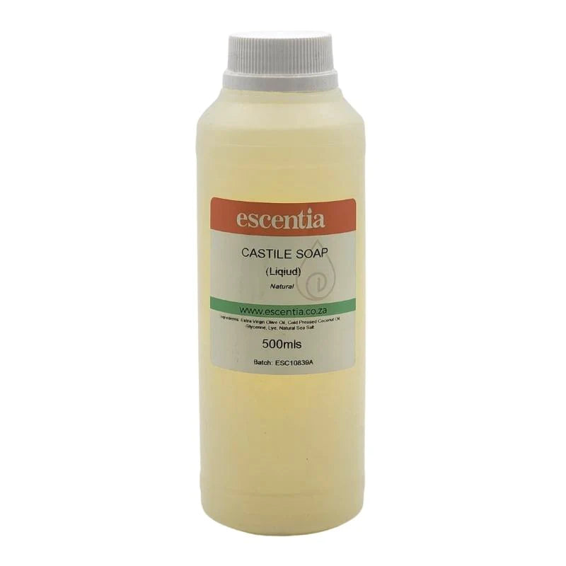 ESCENTIA - Pure Liquid Castile Soap - 500ml | One Life Health