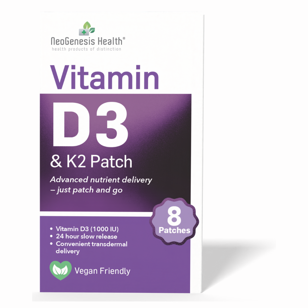 NEOGENESIS HEALTH - Vitamin D3 & K2 Patch - 8 Patches | One Life Health