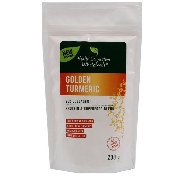 HEALTH CONNECTION WHOLEFOODS - Golden Turmeric with Collagen - 200g | One Life Health