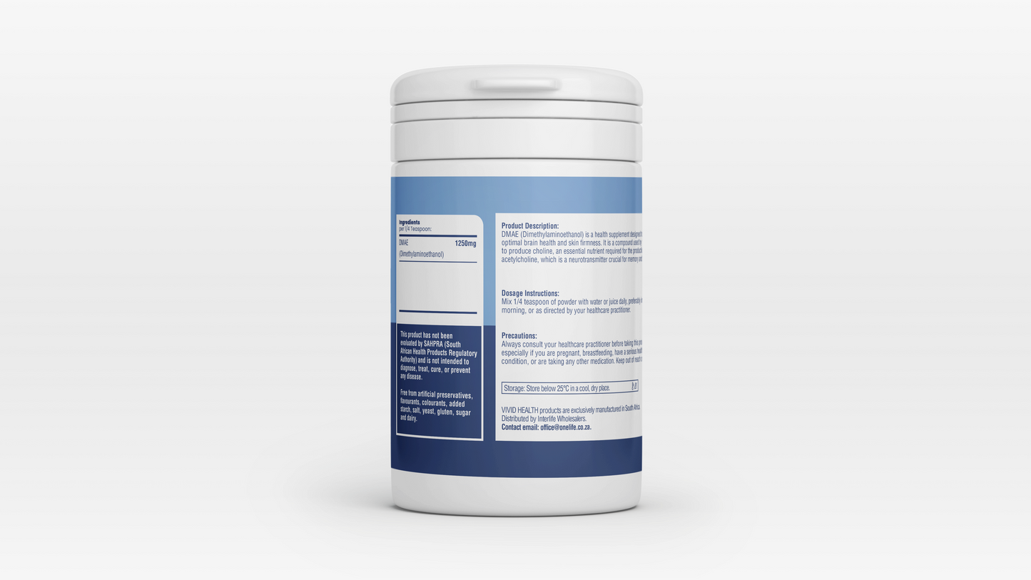 VIVID HEALTH - STAY VIVID - Dmae 150g | One Life Health