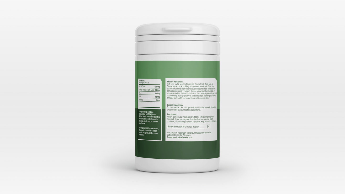 VIVID HEALTH - PHYSICAL HEALTH - Omega Oil 90 Capsules | One Life Health