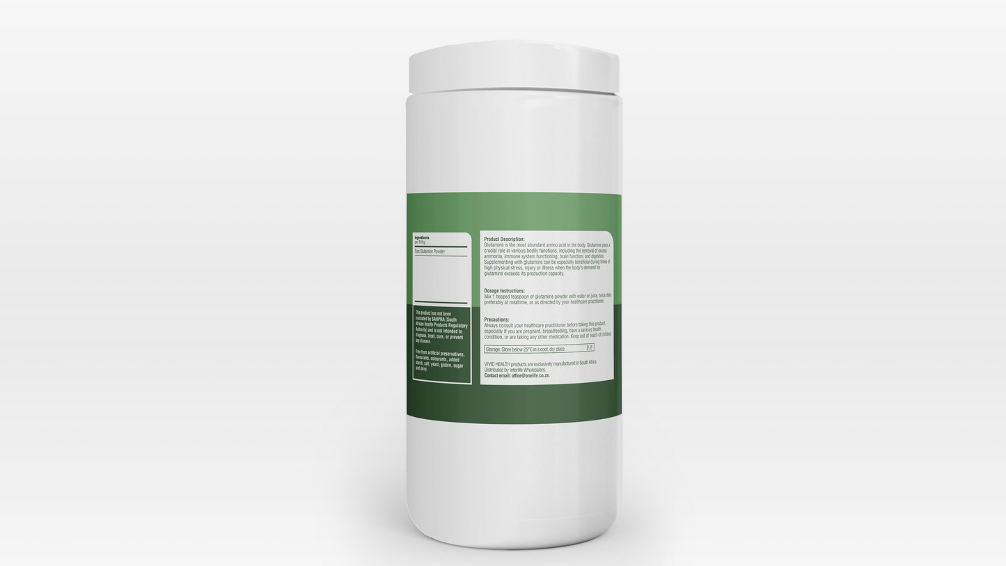 VIVID HEALTH - PHYSICAL HEALTH - L-Glutamine 500g | One Life Health