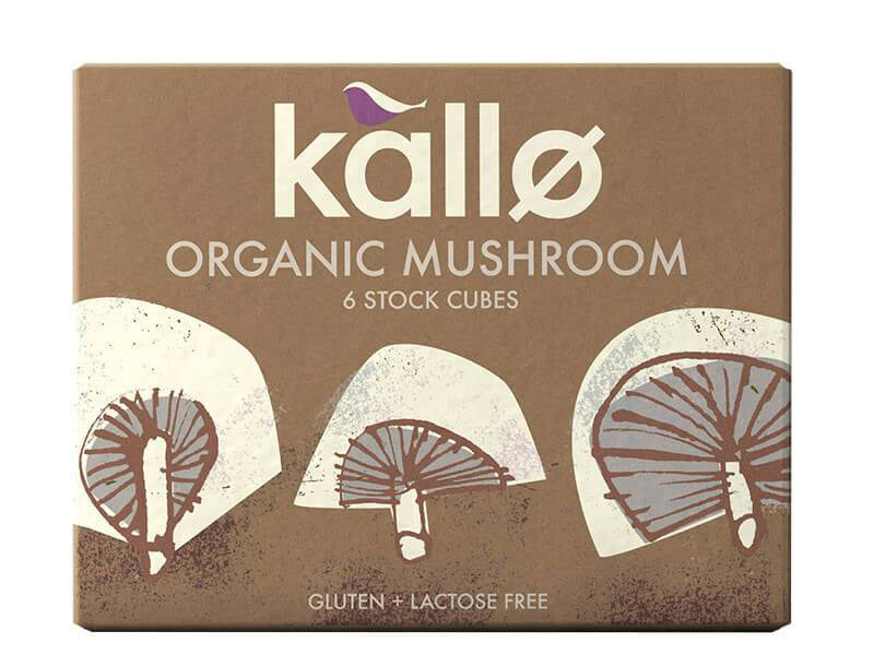 KALLO - Organic Mushroom – 6 Cubes 66g | One Life Health