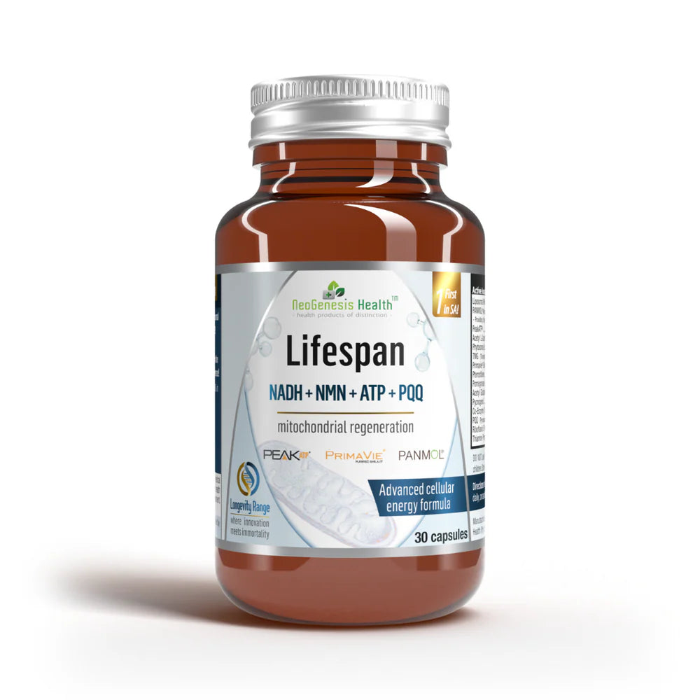 NEOGENESIS HEALTH - Lifespan NMN + NAD + ATP + PQQ - 30 Capsules product image