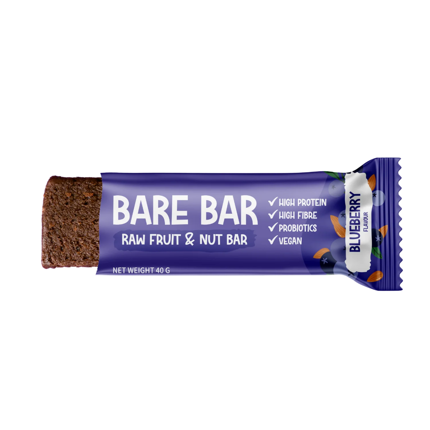NATURE'S NUTRITION - Bare Bar Blueberry - 40g | One Life Health