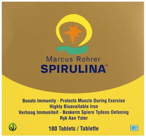 MARCUS ROHRER - Spirulina - 180 Tablets | One Life Health