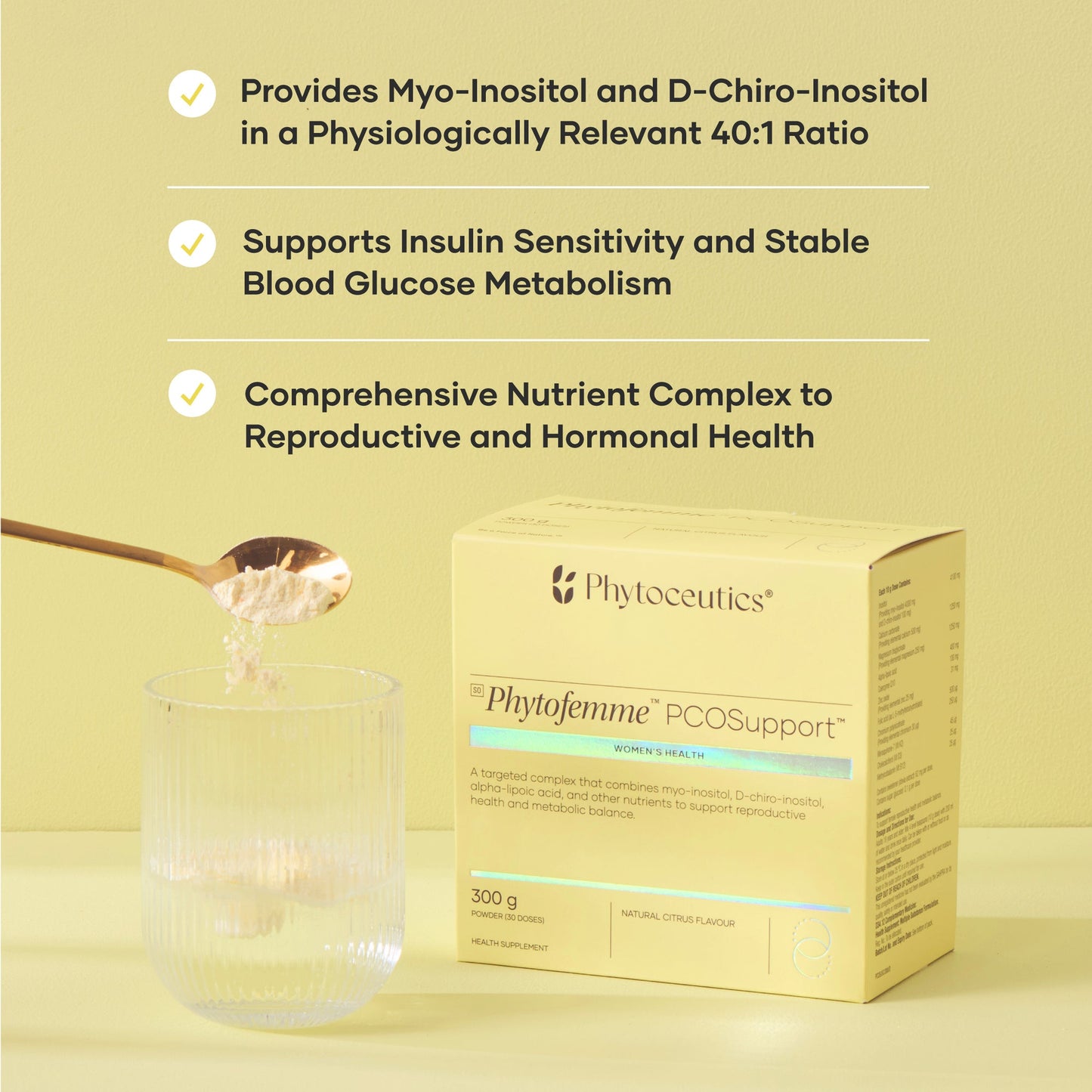 PHYTOCEUTICS - Phytofemme™ PCOSupport™ - 300g