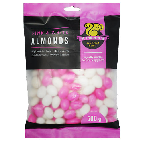 ALMANS - Almonds Pink & White - 500g | One Life Health