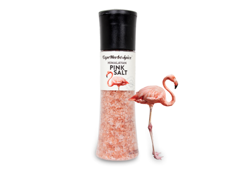 CAPE HERB & SPICE - Tall Pink Himalayan Salt Grinder | One Life Health