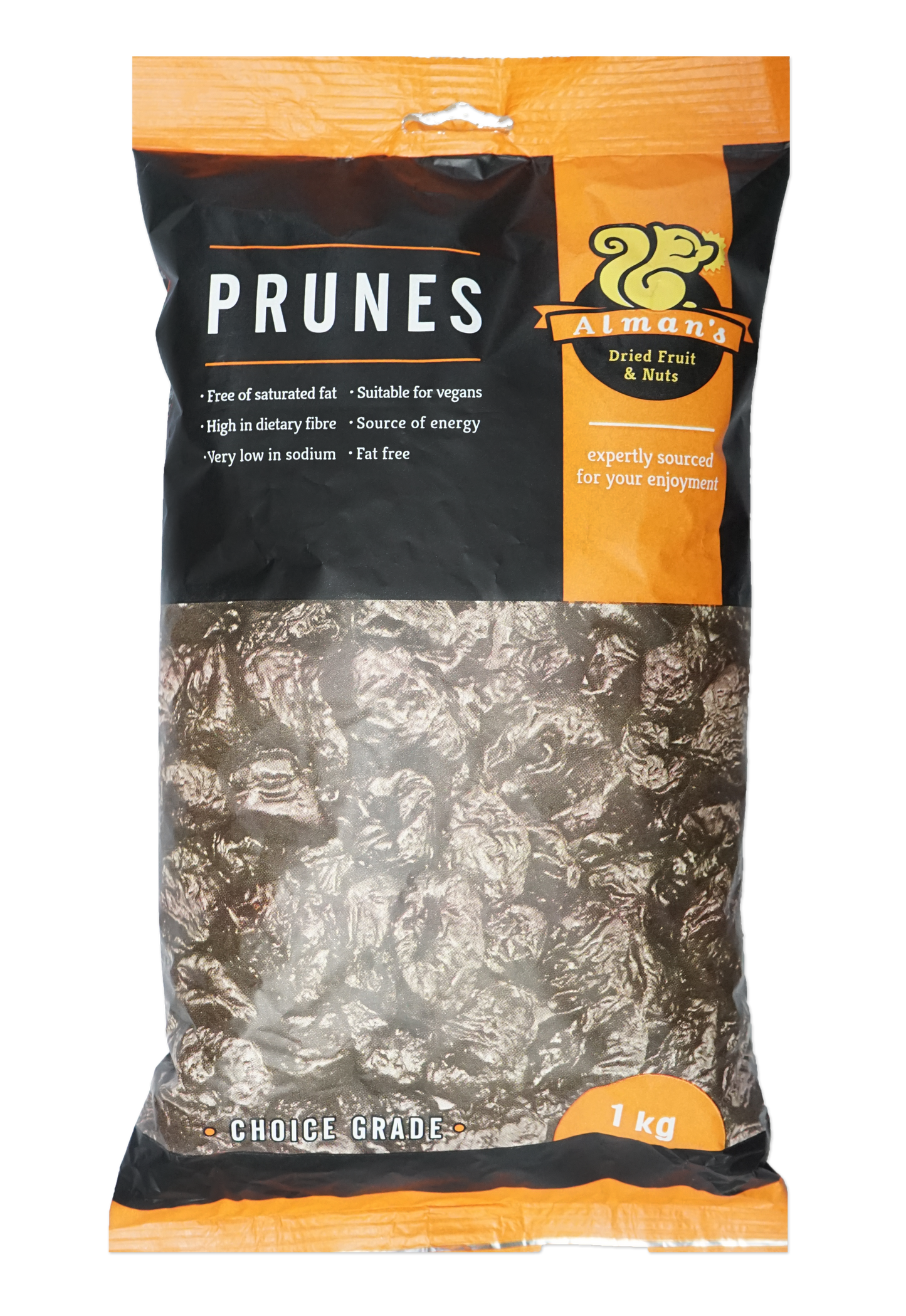 ALMANS - Dried Prunes - 1kg | One Life Health