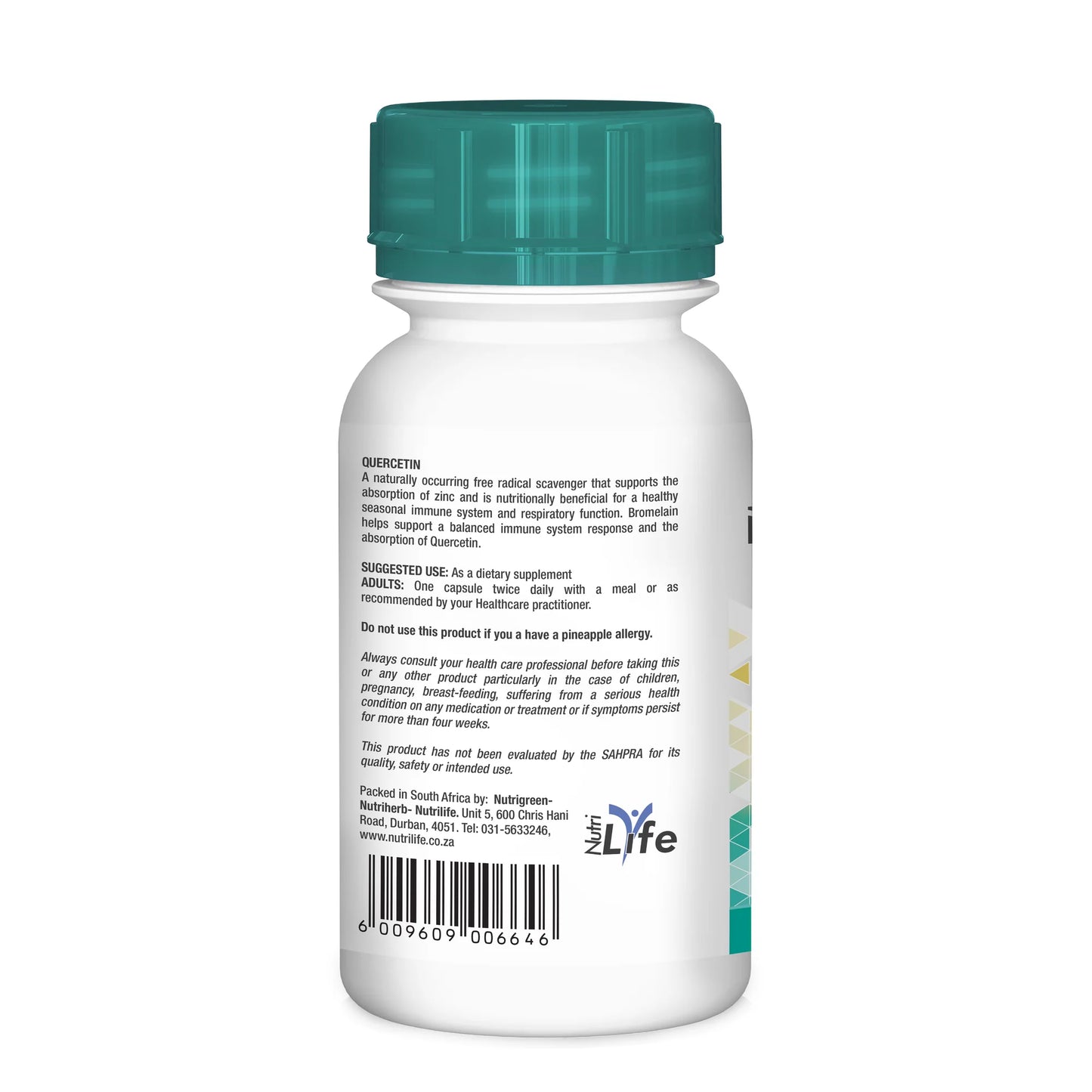 NUTRILIFE - Quercetin - 60 Veg Capsules | One Life Health