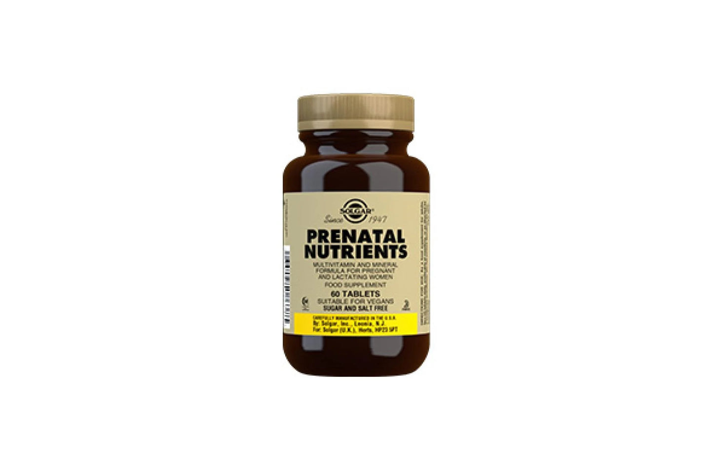 SOLGAR - Prenatal Nutrients - 60 Tablets | One Life Health