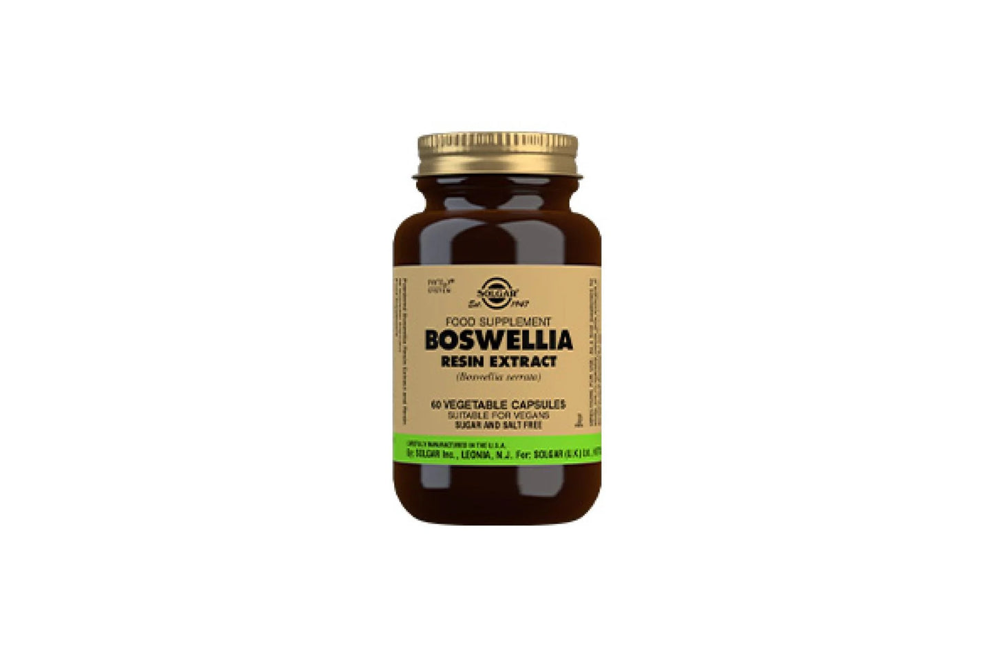 SOLGAR - Boswellia Resin Extract - 60 Vegetable Capsules | One Life Health