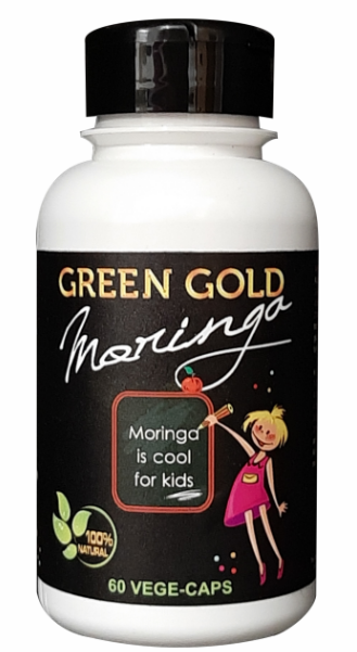 GREEN GOLD MORINGA - Moringa Kids - 60 Veg Capsules | One Life Health