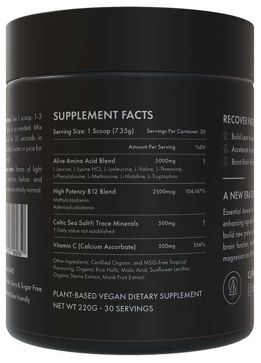 ALIVE LIFESTYLES - Alive Essential Aminos+ - 220g | One Life Health