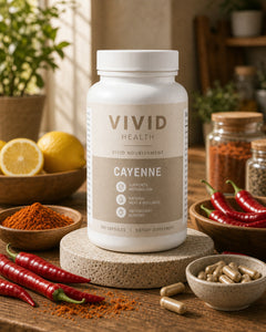 VIVID HEALTH - VIVID NOURISHMENT - Cayenne 300 Capsules