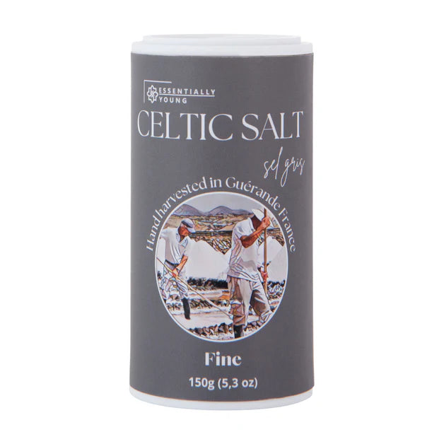 ESSENTIALLY YOUNG - Celtic Salt Fine Shaker - 150g | One Life Health