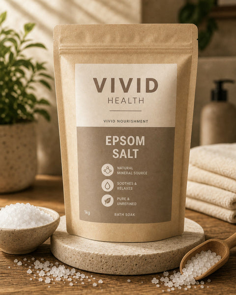 VIVID HEALTH - VIVID NOURISHMENT - Epsom Salt 1kg