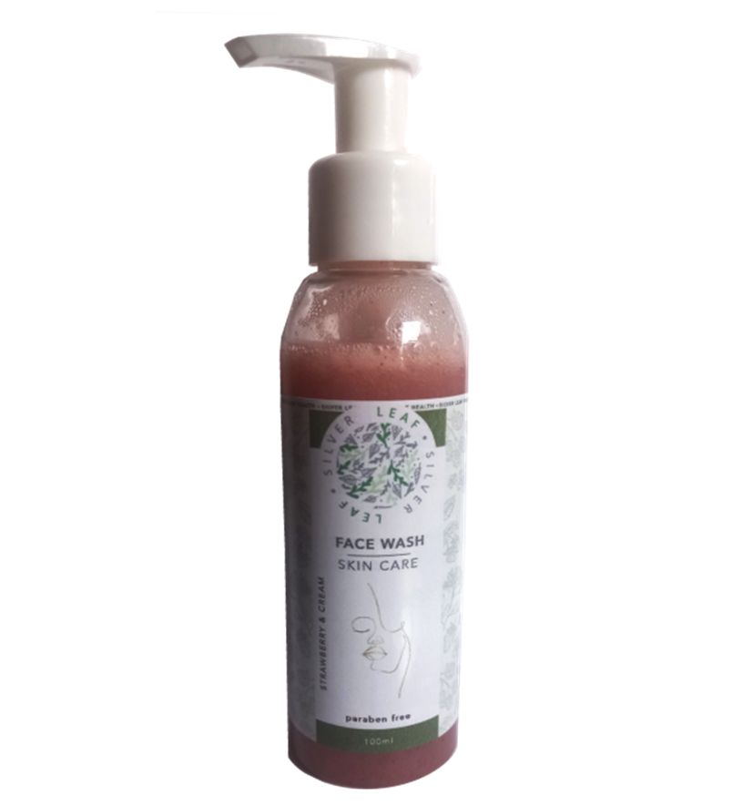 SILVER LEAF HEALTH - Face Wash Strawberries & Cream - 100ml | One Life Health