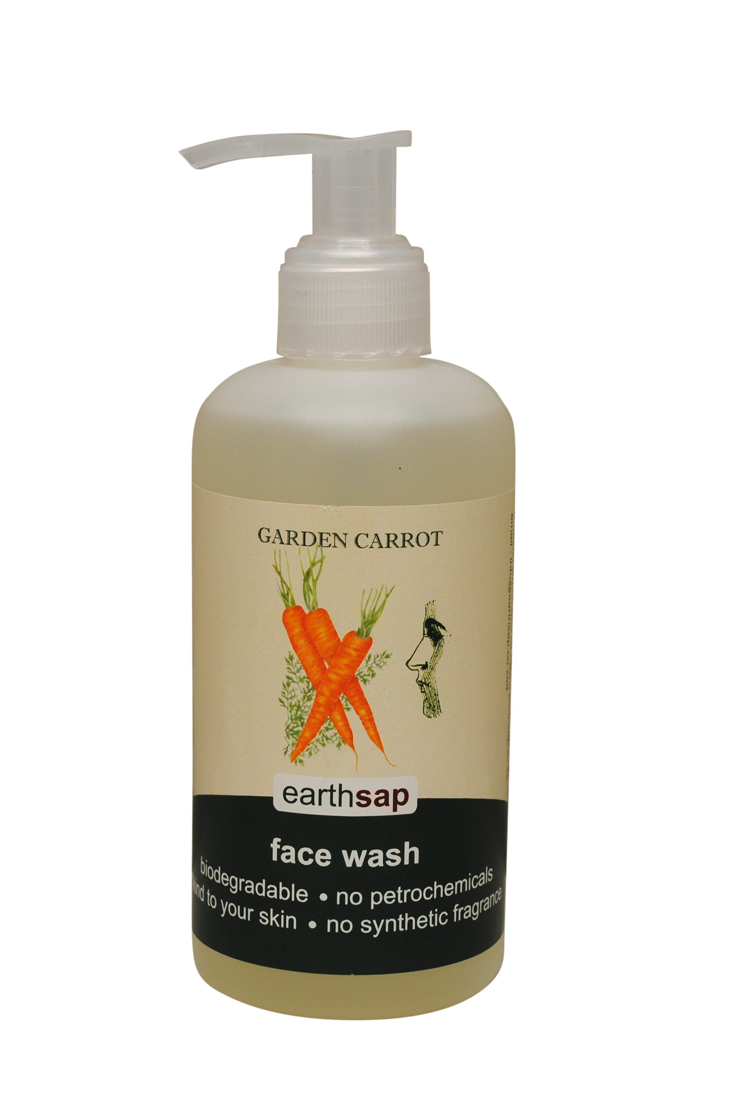EARTHSAP - Face Wash Garden Carrot - 250ml | One Life Health