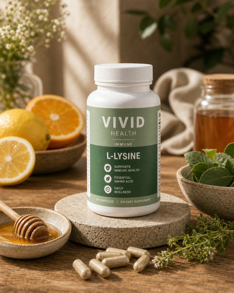 VIVID HEALTH - IMMUNE - L-Lysine 60 Capsules