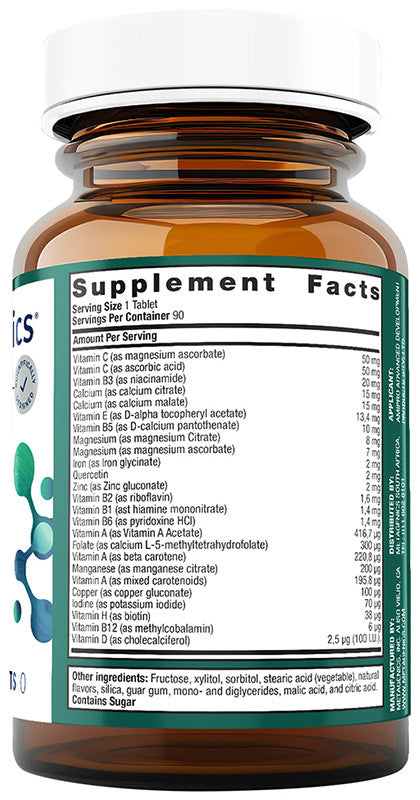 METAGENICS - Multigenics Chewable - 90 Tablets | One Life Health